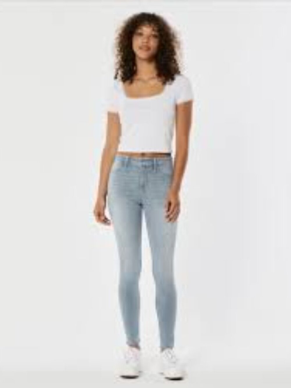 Hollister High Waisted Light Wash Jean Legging
